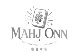 MAHJ ONN PLAY COLORFULLY LIVE JOYFULLY logo