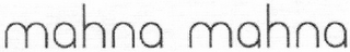 MAHNA MAHNA logo