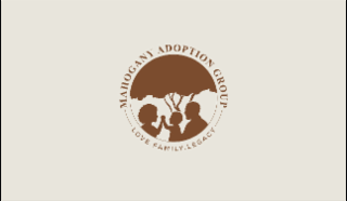 MAHOGANY ADOPTION GROUP LOVE. FAMILY LEGACY logo