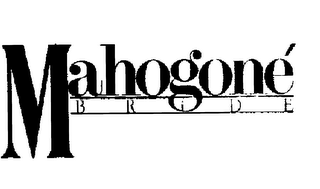 MAHOGONE' BRIDE logo