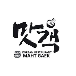 MAHT GAEK KOREAN RESTAURANT MAHT GAEK logo