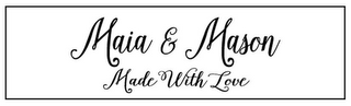 MAIA & MASON MADE WITH LOVE logo