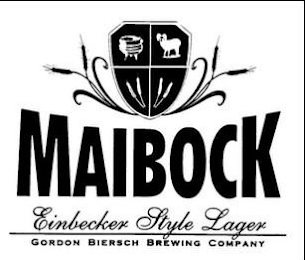 MAIBOCK EINBECKER STYLE LAGER GORDON BIERSCH BREWING COMPANY logo