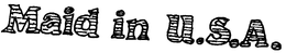 MAID IN U.S.A. logo