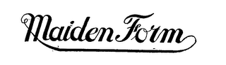 MAIDEN FORM logo