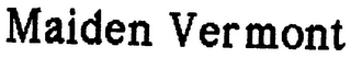MAIDEN VERMONT logo