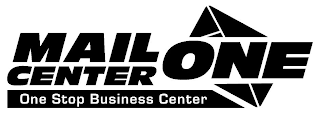 MAIL CENTER ONE ONE STOP BUSINESS CENTER logo