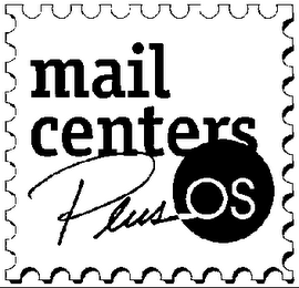 MAIL CENTERS PLUS, OS logo