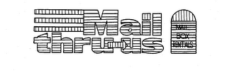 MAIL THRU-US MAIL BOX RENTALS logo