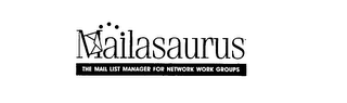 MAILASAURUS THE MAIL LIST MANAGER FOR NETWORK WORK GROUPS logo