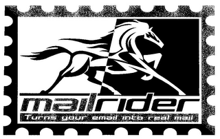 MAILRIDER TURNS YOUR EMAIL INTO REAL MAIL logo