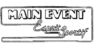 MAIN EVENT ESPRIT SPORTIF logo