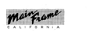 MAIN FRAME CALIFORNIA logo