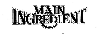 MAIN INGREDIENT logo