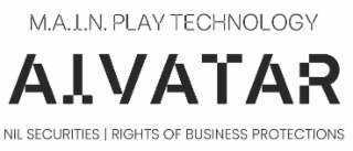 M.A.I.N. PLAY TECHNOLOGY AIVATAR NIL SECURITIES | RIGHTS OF BUSINESS PROTECTIONS logo