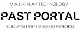 M.A.I.N. PLAY TECHNOLOGY PAST PORTAL NIL SECURITIES | RIGHTS OF BUSINESS PROTECTIONS logo