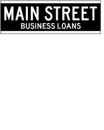MAIN STREET BUSINESS LOANS logo