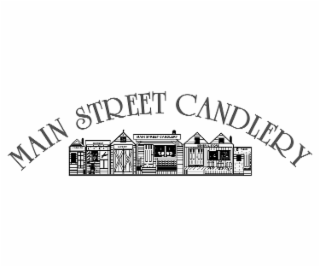 MAIN STREET CANDLERY COBBLER BARBER LIVERY MAIN STREET CANDLERY GENERAL STORE BANK logo