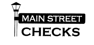 MAIN STREET CHECKS logo