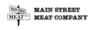 MAIN STREET MEAT CO. MAIN STREET MEAT COMPANY logo