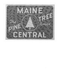 MAINE CENTRAL THE PINE TREE ROUTE logo