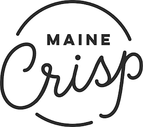 MAINE CRISP logo