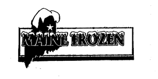 MAINE FROZEN logo