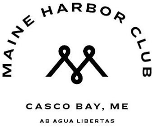MAINE HARBOR CLUB M CASCO BAY, ME AB AGUA LIBERTAS logo