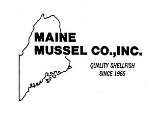 MAINE MUSSEL CO., INC. QUALITY SHELLFISH SINCE 1965 logo