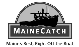 MAINECATCH MAINE'S BEST, RIGHT OFF THE BOAT logo