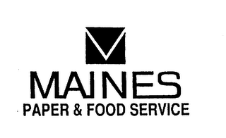 MAINES PAPER & FOOD SERVICE logo