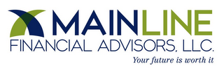 MAINLINE FINANCIAL ADVISORS , LLC YOUR FUTURE IS WORTH IT logo