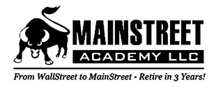 MAINSTREET ACADEMY LLC FROM WALLSTREET TO MAINSTREET - RETIRE IN 3 YEARS! logo