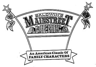 MAINSTREET AMERICA AN AMERICAN CLASSIC OF FAMILY CHARACTERS logo