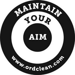 MAINTAIN YOUR AIM WWW.ORDCLEAN.COM logo