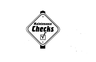 MAINTENANCE CHECKS logo