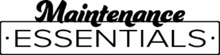 MAINTENANCE ESSENTIALS logo