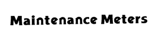 MAINTENANCE METERS logo
