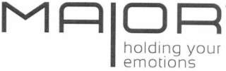 MAIOR HOLDING YOUR EMOTIONS logo