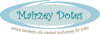 MAIRZEY DOTES WHERE BLANKETS ARE CREATED EXCLUSIVELY FOR BABY logo