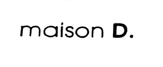 MAISON D. logo