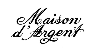 MAISON D'ARGENT logo