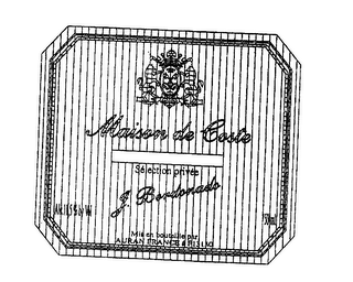 MAISON DE COSTE J BORDONADO SEECTON PRIVEE MIS EN BOUTEILLE PAR AURAN FRANCE logo