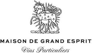 MAISON DE GRAND ESPRIT VINS PARTICULIERS logo