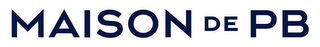 MAISON DE PB logo