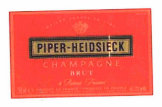 MAISON FONDEE EN 1785 - PIPER-HEIDSIECK- CHAMPAGNE - BRUT - A REIMS-FRANCE logo