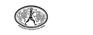 MAISON FONDEE EN 1853 TRADE MARK logo