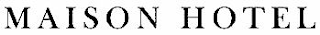 MAISON HOTEL logo
