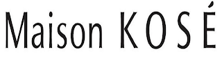 MAISON KOSÉ logo