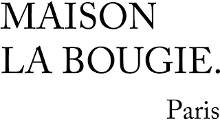 MAISON LA BOUGIE. PARIS logo